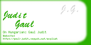 judit gaul business card